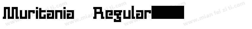 Muritania Regular字体转换